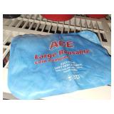 Collection of Water Coolers, Ice Packs, and Large Reusable Cold Compress