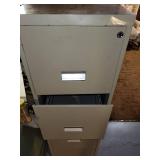 4-Drawer Metal Filing Cabinet, 52in Tall