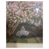 Pair of Framed Impressionist Art Prints Including Renoir Street Scene