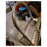 Louisville Fiberglass 6-Foot Step Ladder and Aluminum Step Stool