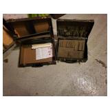 Pair of Vintage Tool Briefcases with Canvas Organizers