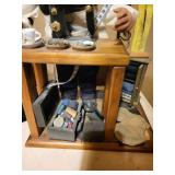 Set of 3 Vintage Jewish Character Dolls with Sewing Machine Display