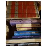 Collection of Assorted Books Including Classics, Memoirs, and Reference Sets