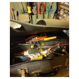 Vintage Tool Case with Assorted Hand Tools