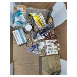 Garage Lot with Hand Tools, Electrical Supplies, and Small Power Tool