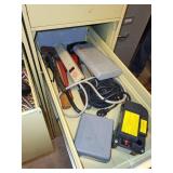 Set of 3 Metal File Cabinets with Contents