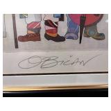 Framed Ota Bican Signed Limited Edition Print 484/1000, 22" x 18"