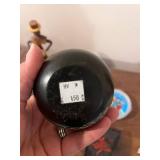 Decorative Hand-Painted Candle Holder, Set of 4 Vintage Drink Coasters, and Lacquer Trinket Box