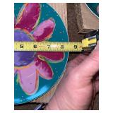 Set of 12 Department 56 Flower Porcelain Plates 8-Inch