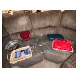 Kitchenware Collection with Bakeware, Pots, Trays, and Heart-Shaped Dish