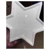Hanukkah Serving Set with Lenox Plate, Blue Star Dish, and Tray