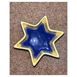 Hanukkah Serving Set with Lenox Plate, Blue Star Dish, and Tray