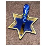 Hanukkah Serving Set with Lenox Plate, Blue Star Dish, and Tray