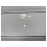 Fruit-Themed Ceramic Serving Platters with Boston Warehouse Cheese Spreaders and Glass Tray