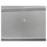 Fruit-Themed Ceramic Serving Platters with Boston Warehouse Cheese Spreaders and Glass Tray