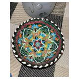 Eclectic Collection of Decorative Bowls, Plates, Teapot, and Abstract Salt & Pepper Shakers