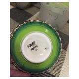 Eclectic Collection of Decorative Bowls, Plates, Teapot, and Abstract Salt & Pepper Shakers