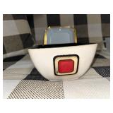 Eclectic Collection of Decorative Bowls, Plates, Teapot, and Abstract Salt & Pepper Shakers