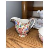 Mixed Collection of Royal Winton Grimwades and French Floral China Serving Pieces