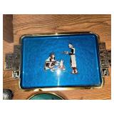 Set of 4 Decorative Middle Eastern Wall Art and Trinket Items