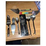 Assorted Cake Servers, Cutlery, and Decorative Serving Utensils Collection