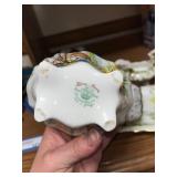 Royal Albert Lorna Doone Porcelain Serving Set and Square Trinket Dish