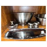 Kitchenware Collection with Mixing Bowls, Serving Tray, Cheese Board and Accessories