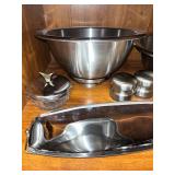 Kitchenware Collection with Mixing Bowls, Serving Tray, Cheese Board and Accessories