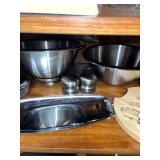 Kitchenware Collection with Mixing Bowls, Serving Tray, Cheese Board and Accessories
