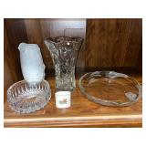 Collection of Crystal and Porcelain Decorative Tableware