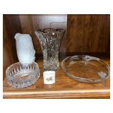 Collection of Crystal and Porcelain Decorative Tableware