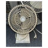 Lot of 2 Vintage Table Fans and Aloha Breeze Electric Heater