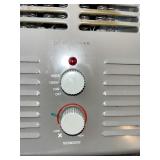 Lot of 2 Vintage Table Fans and Aloha Breeze Electric Heater