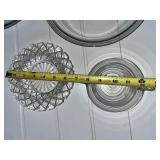 Assorted Kitchenware Lot Including Pyrex Pie Plates, Vintage South Dakota Tin, and Serving Dishes