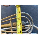 Metal Patio Glider Loveseat with Cushions