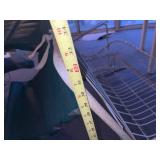 Metal Patio Glider Loveseat with Cushions