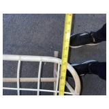 Metal Patio Glider Loveseat with Cushions