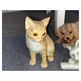 Collection of Animal Garden Statues and Decorative Figurines