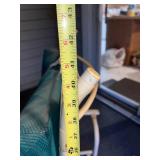 Outdoor Patio Chaise Lounge Chair with Cushion and Side Table