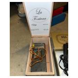 Collection of Vintage Test Equipment and Meters Including Simpson 390-2, Amprobe, and Halogen Detector