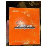 Collection of Vintage Test Equipment and Meters Including Simpson 390-2, Amprobe, and Halogen Detector