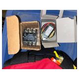 Lot of Electrical Relays, Transformers, and Test Probe Assortment