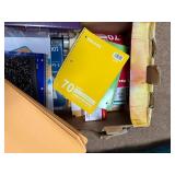 Office Supplies Collection with Hanging Folders, Notebooks, Envelopes and Accessories