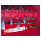 1847 Rogers Bros IS Silverplate Flatware Set with Wooden Case