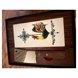 Barlow Decorative Cheese Set with Tile, Hand-Painted Pottery Vase, and Ceramic Bowl