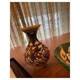 Barlow Decorative Cheese Set with Tile, Hand-Painted Pottery Vase, and Ceramic Bowl