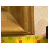 Framed Monet Poppy Field Print with Gold Frame, 20x18 Inches