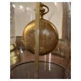 Elgin Antique Pocket Watch in Glass Dome Display