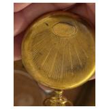 Elgin Antique Pocket Watch in Glass Dome Display