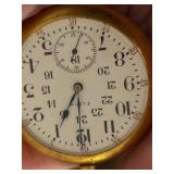 Elgin Antique Pocket Watch in Glass Dome Display